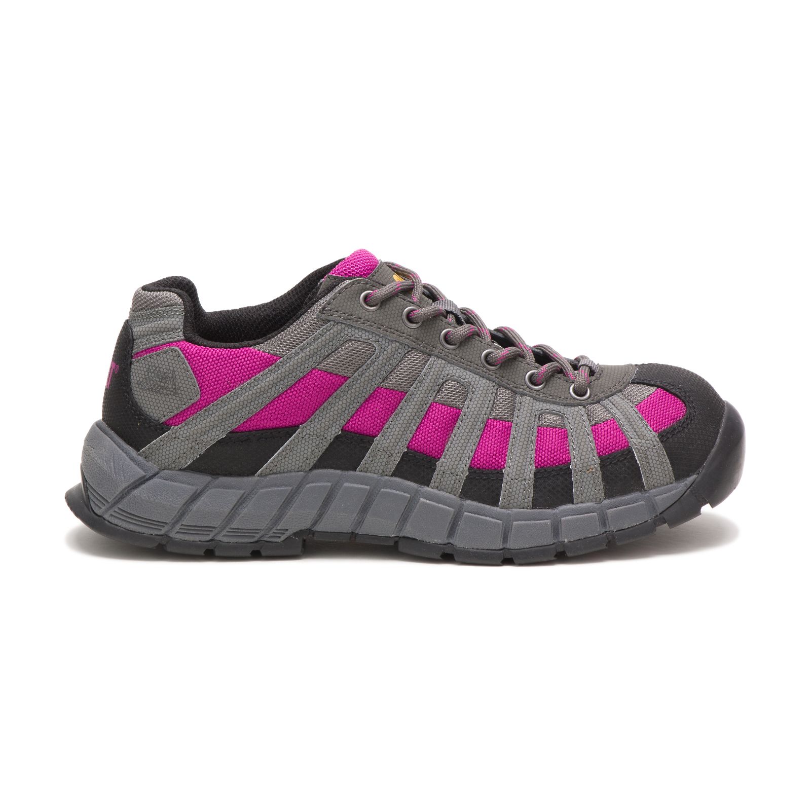 Caterpillar Women's Switch Steel Toe Steel Toe Shoes Grey/Pink CAT-16938